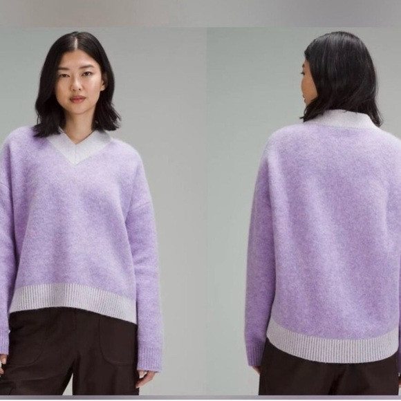 Lululemon wool-blend oversize sweater, size smalll - Picture 2 of 14